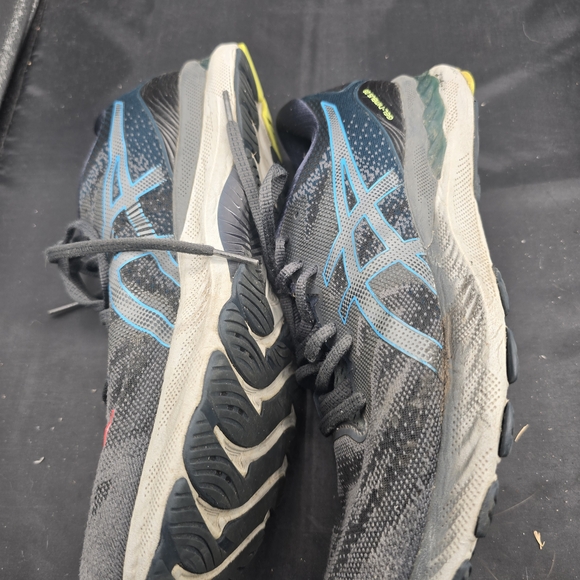 ASICS Black and Blue Running‎ Shoes